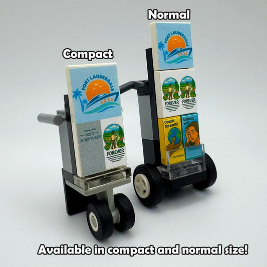 Fort Lauderdale Special Convention 2025 Buildable JW Public Witnessing Cart, Custom Mini Literature Cart, JW Gift
