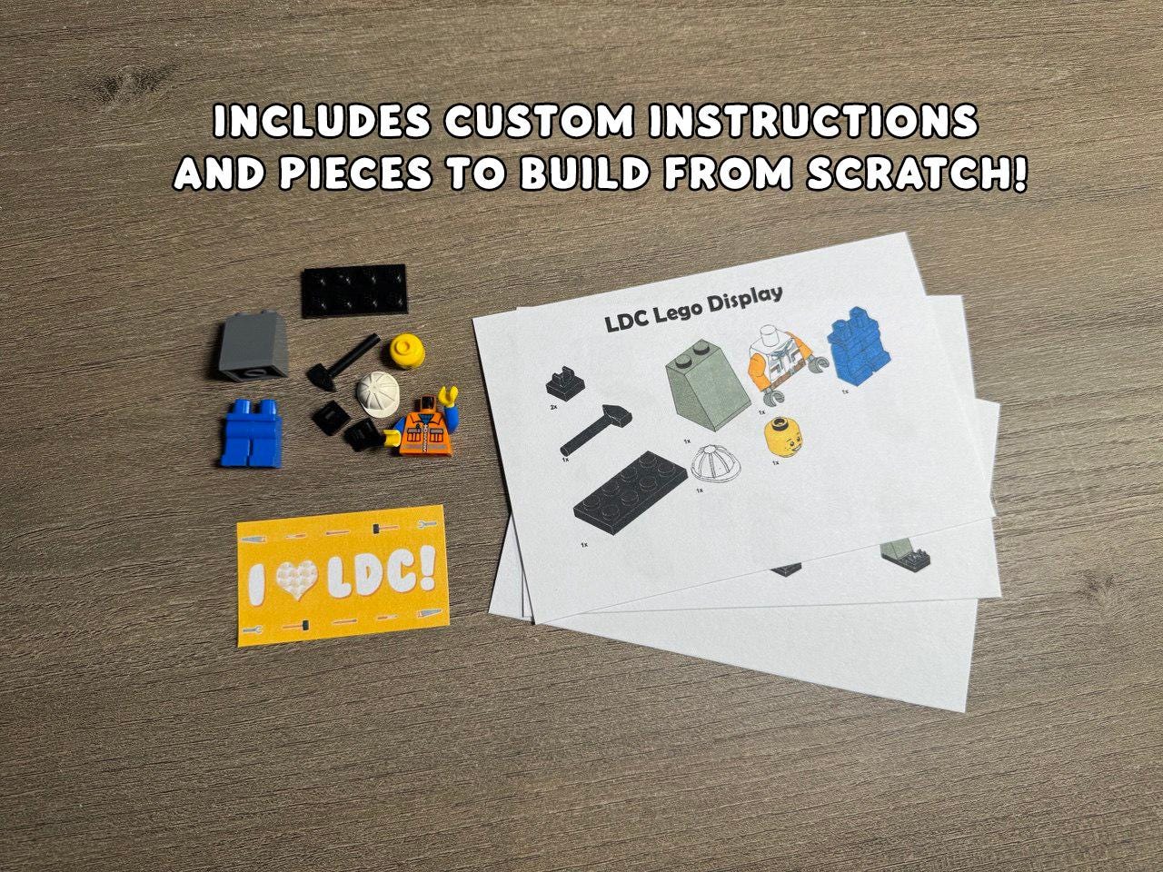 Buildable LDC Volunteer Display Set – Includes Card Holder & Mini Accessories