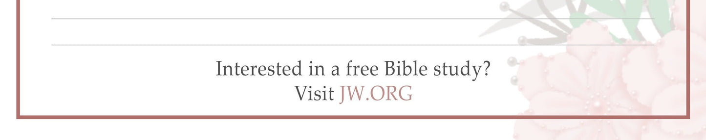 Bible Study Campaign Letter Writing Stationery, Ruled & Blank Version included