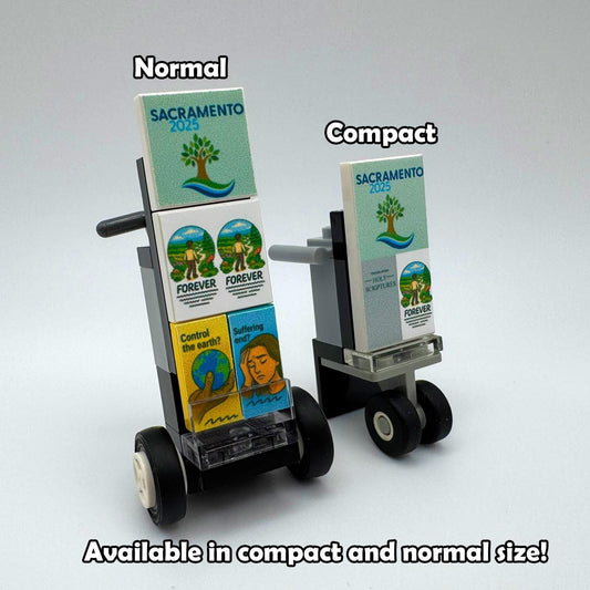 Sacramento Special Convention 2025 Buildable JW Public Witnessing Cart, Custom Mini Literature Cart, JW Gift