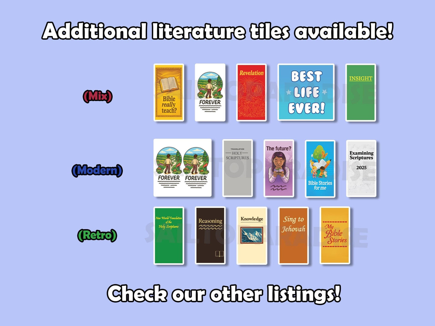 Custom Buildable Public Witnessing Cart – JW Pioneer Gift, Mini Buildable Literature Stand, Convention Gift Idea