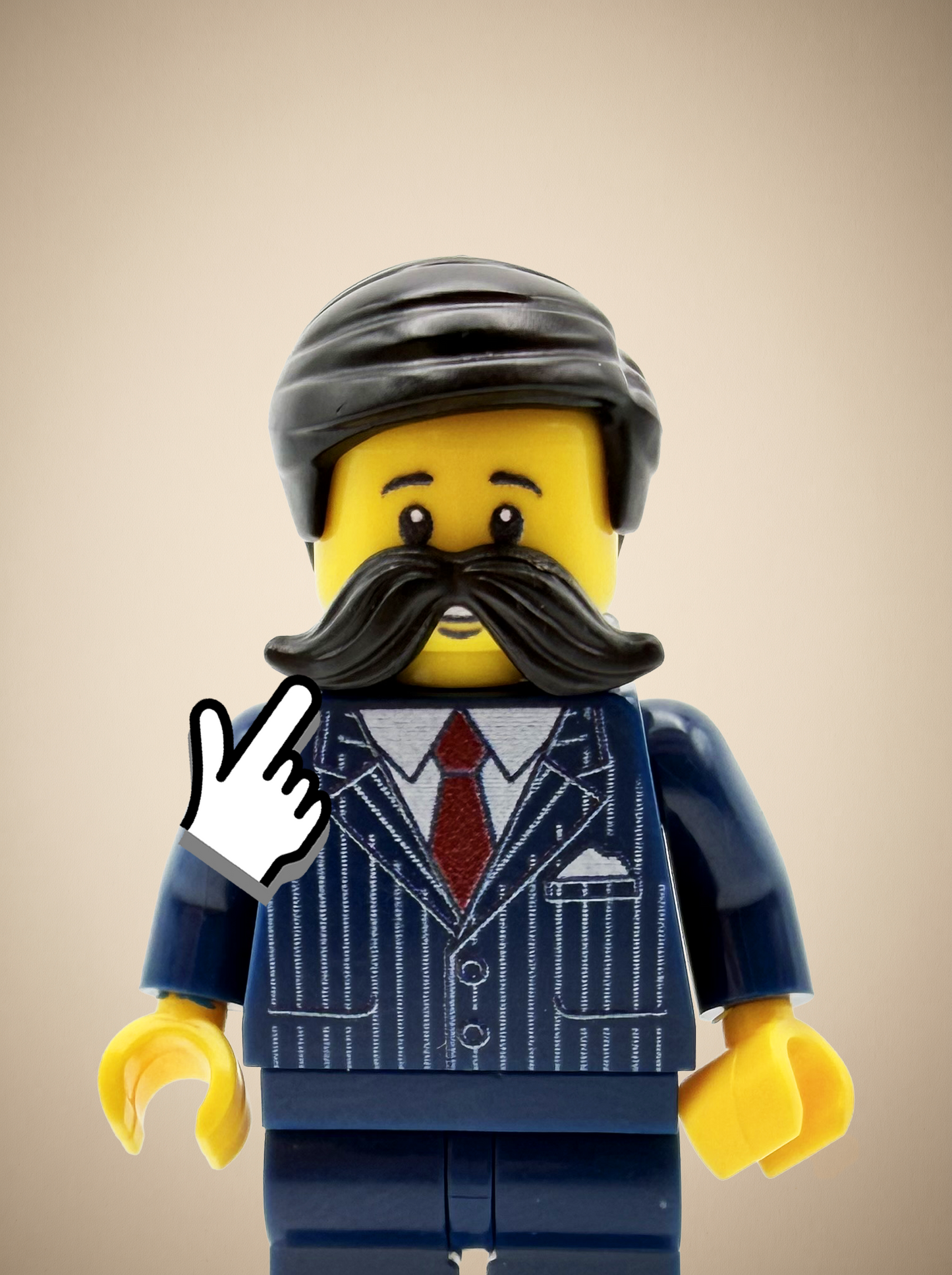 Black Moustache Piece - Best Life Ever JW Brick Accessory