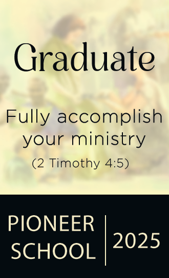 Graduate Text - Personalized Pioneer School Keychain – Custom Name Gift for Jehovah’s Witnesses, Double-Sided Acrylic Keepsake