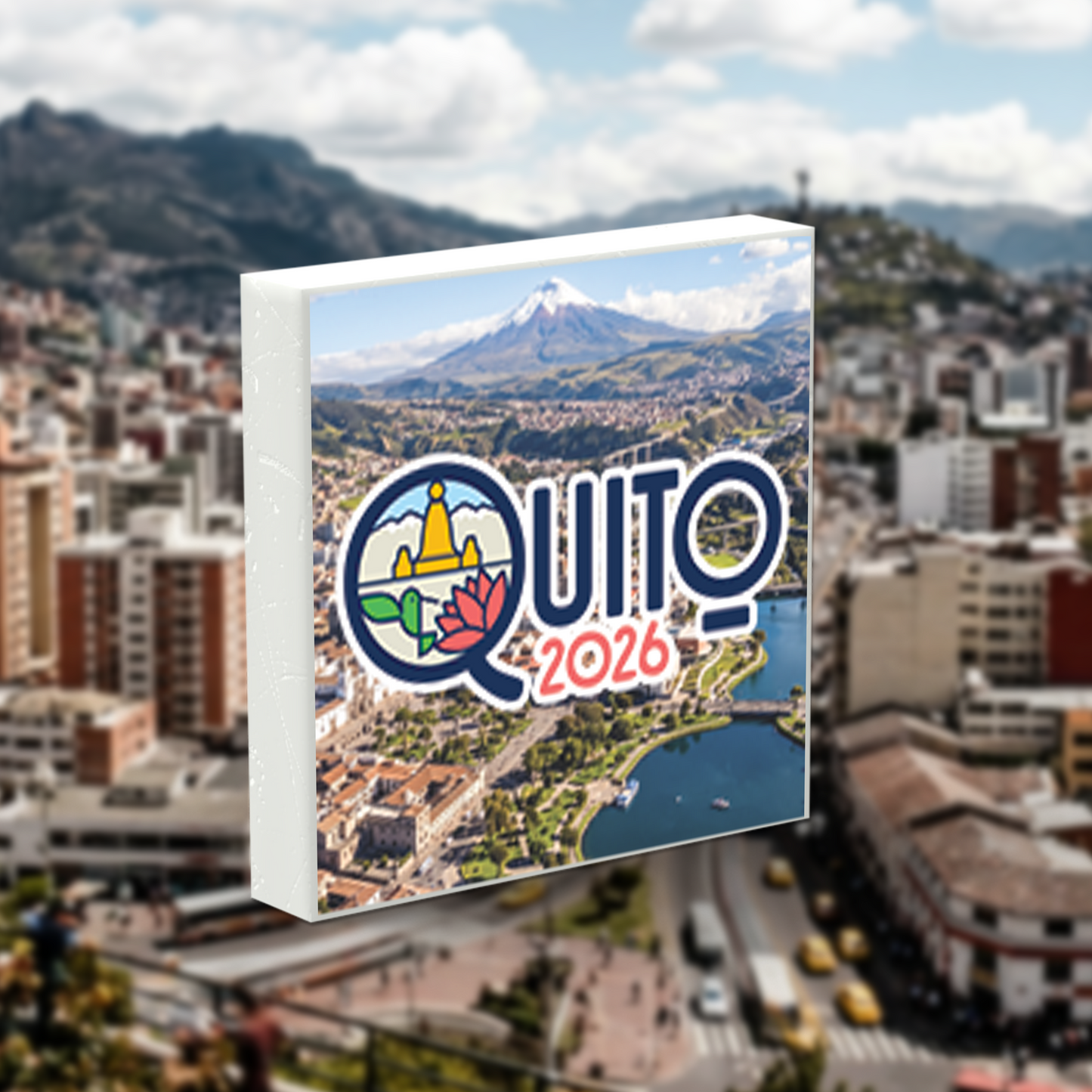 Quito, Ecuador International Convention Brick Tile - JW Gift