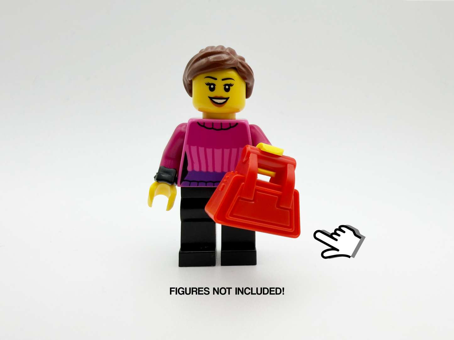 Red Purse Piece for Brick Figure - JW Gift