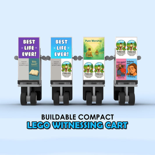 JW Gifts – Custom Buildable Literature Cart Kit – Pioneer & Convention Display