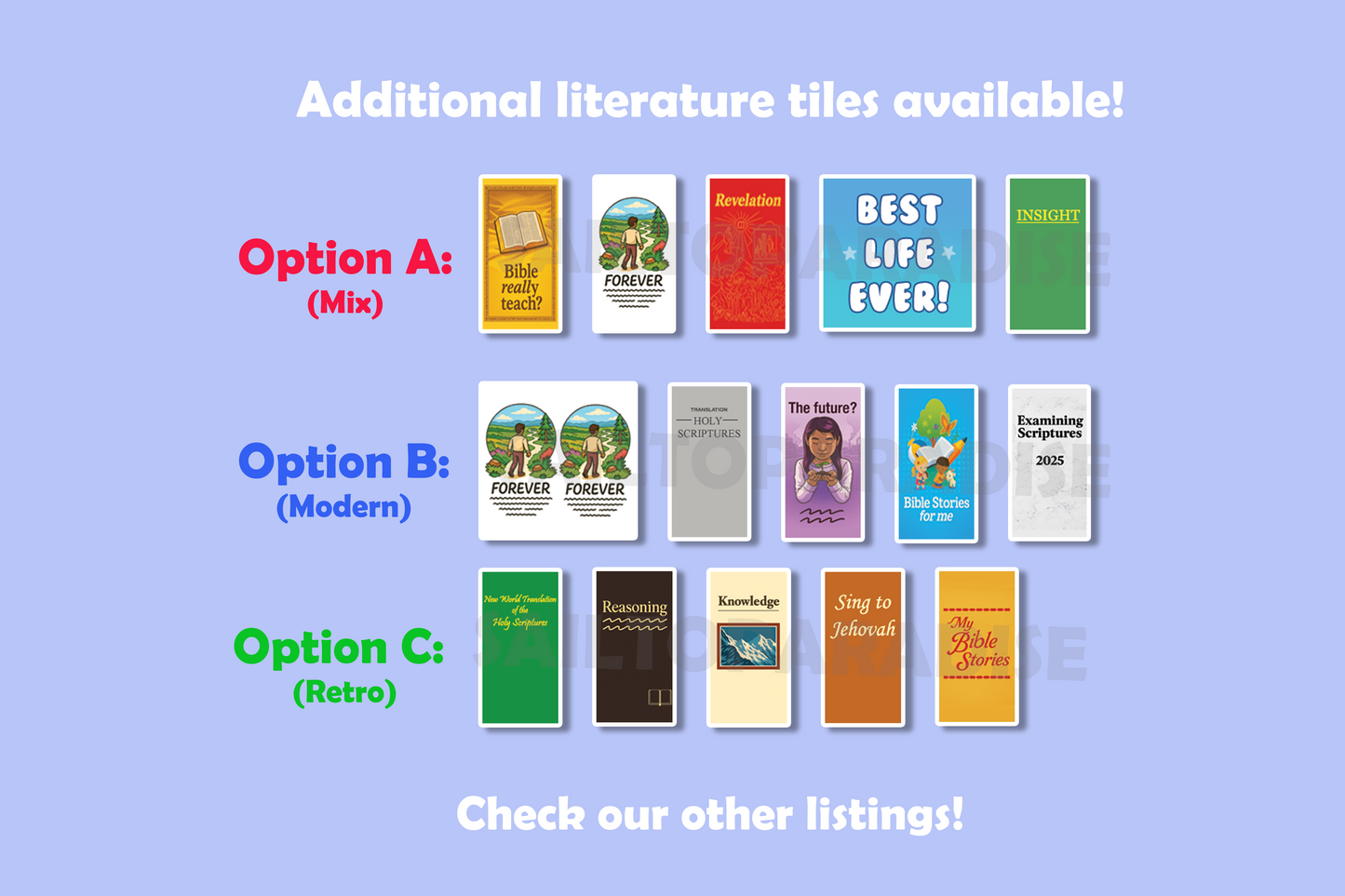 Custom Buildable Public Witnessing Cart – JW Pioneer Gift, Mini Buildable Literature Stand, Convention Gift Idea