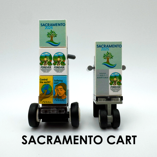 Sacramento Special Convention 2025 Buildable JW Public Witnessing Cart, Custom Mini Literature Cart, JW Gift