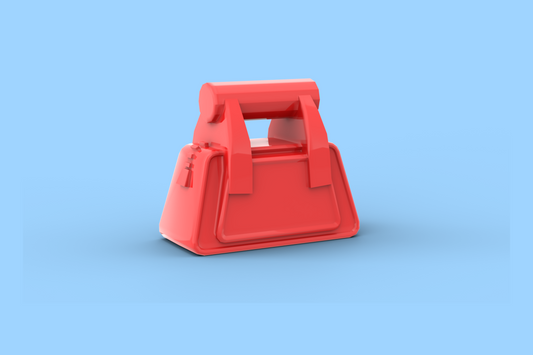 Pieza de bolso rojo para figura de ladrillo - Regalo JW
