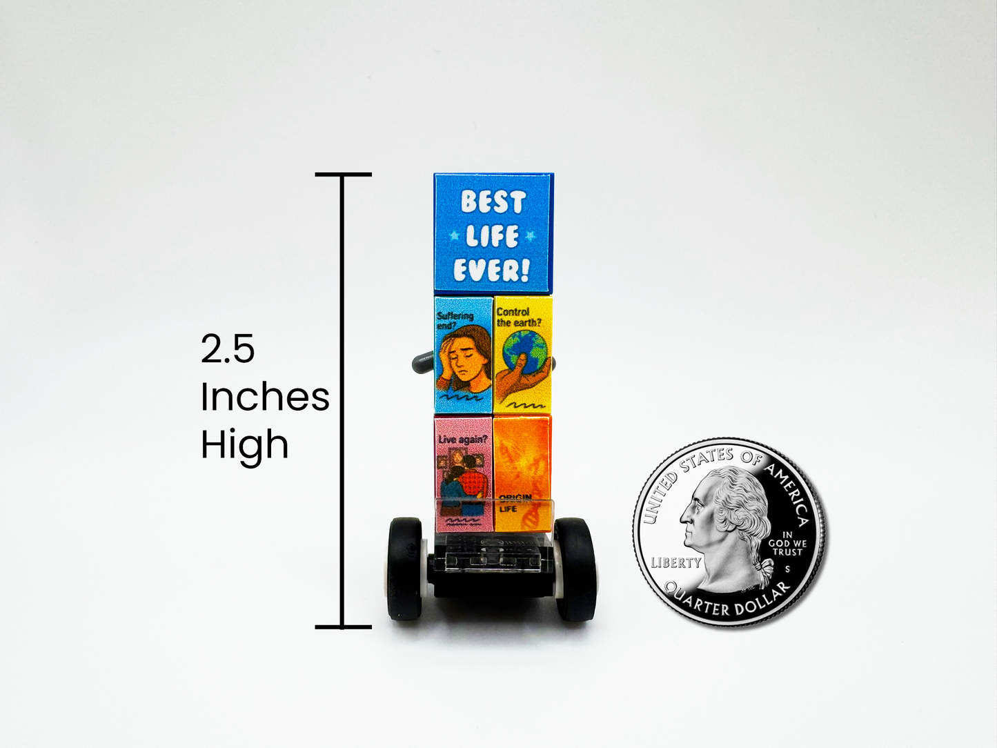 Custom Buildable Public Witnessing Cart – JW Pioneer Gift, Mini Buildable Literature Stand, Convention Gift Idea