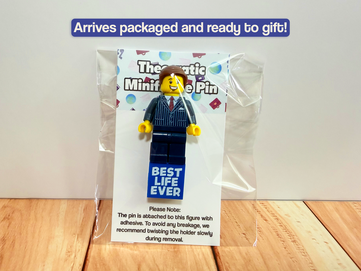 Pin de Solapa Personalizado Teocrático JW - Pin de Minifigura de Ladrillo - Regalo Teocrático JW