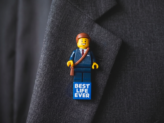 JW Theocratic Custom Lapel Pin - Brick Minifigure Pin - Theocratic JW Gift