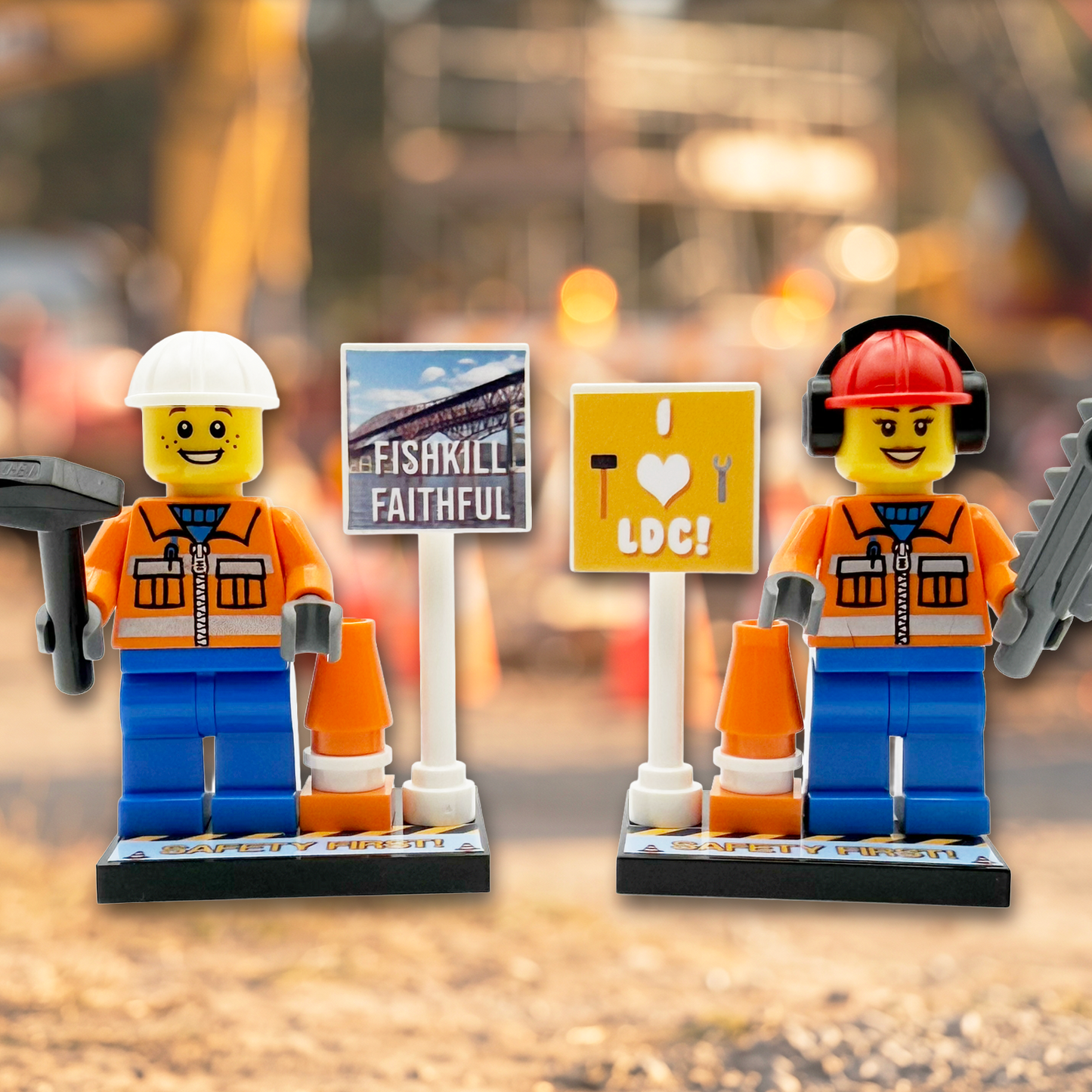 LDC Ministry Buildable Minifigure Kit – JW Gift with Stand – Build & Display