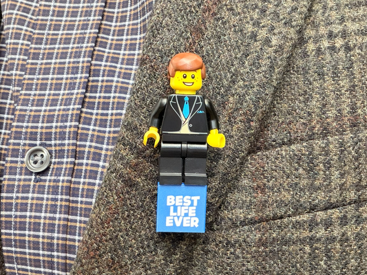 JW Theocratic Custom Lapel Pin - Brick Minifigure Pin - Theocratic JW Gift