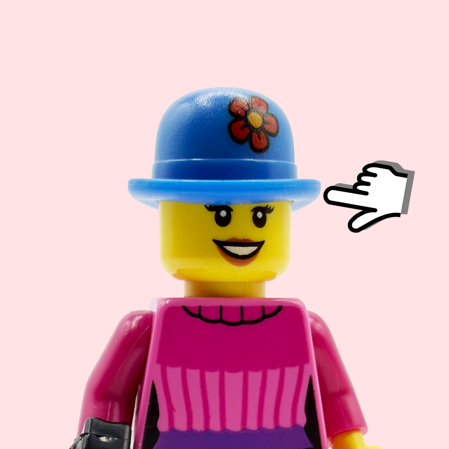 Female Hat Piece for Brick Figure - JW Gift