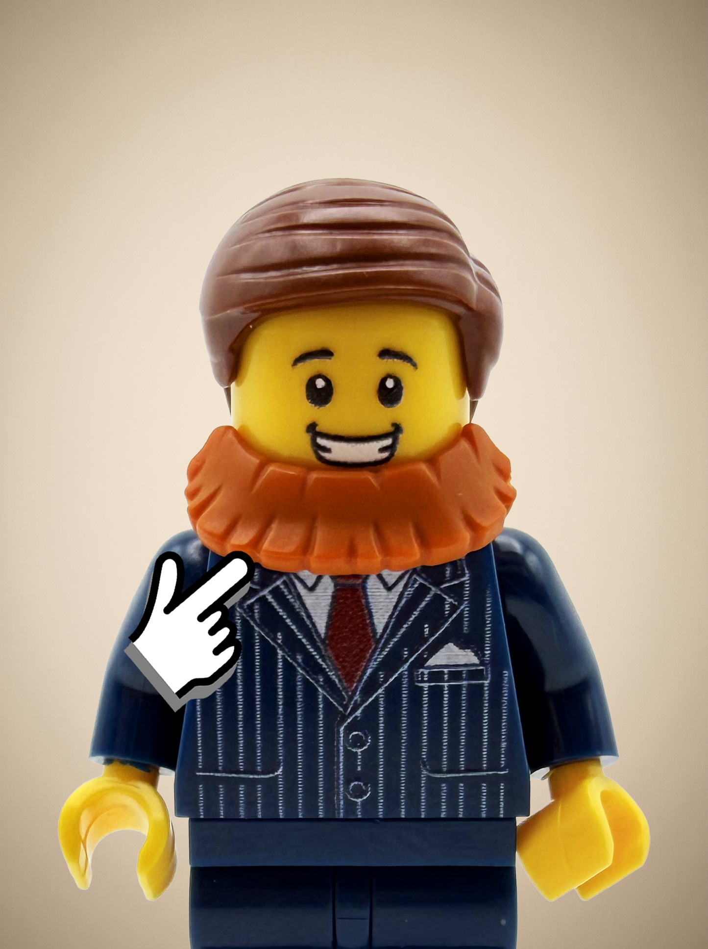 Ginger Beard Piece - Best Life Ever JW Brick Accessory