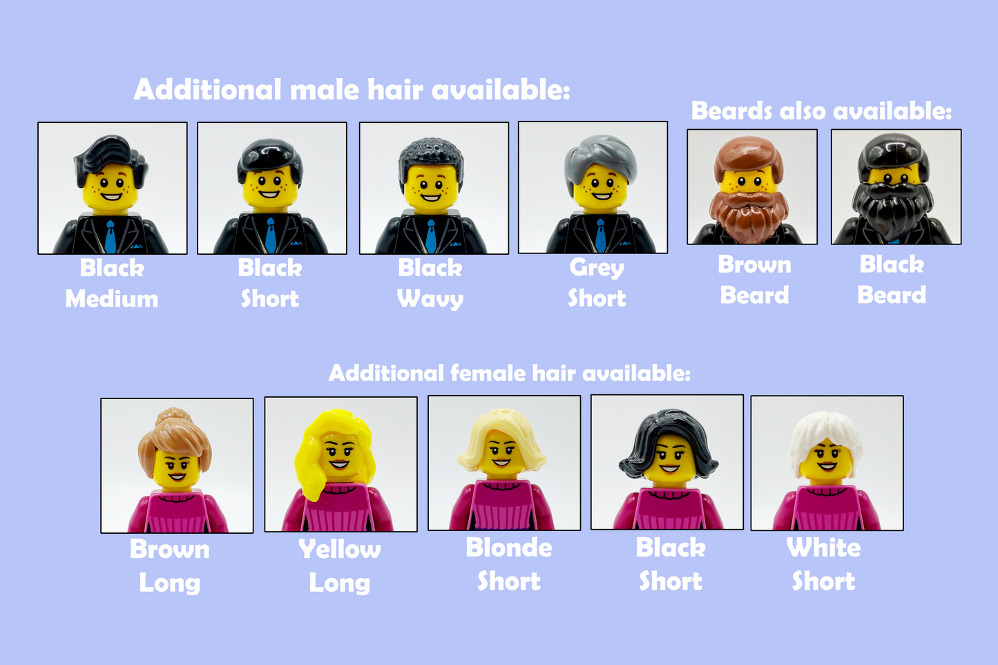 Ministry Minifigure Building Kit – JW Pioneer Gift – Male & Female Custom Decals