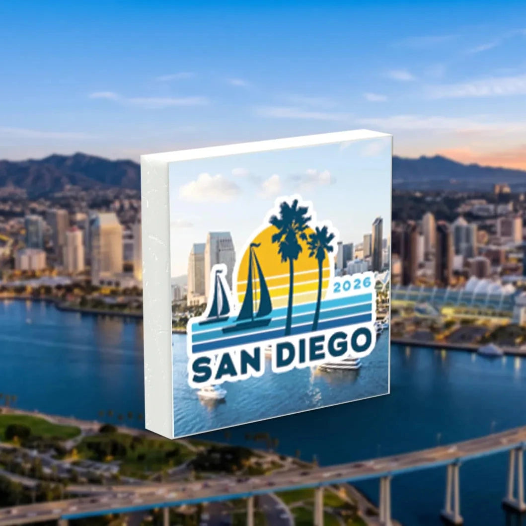 San Diego International Convention Brick Tile - JW Gift