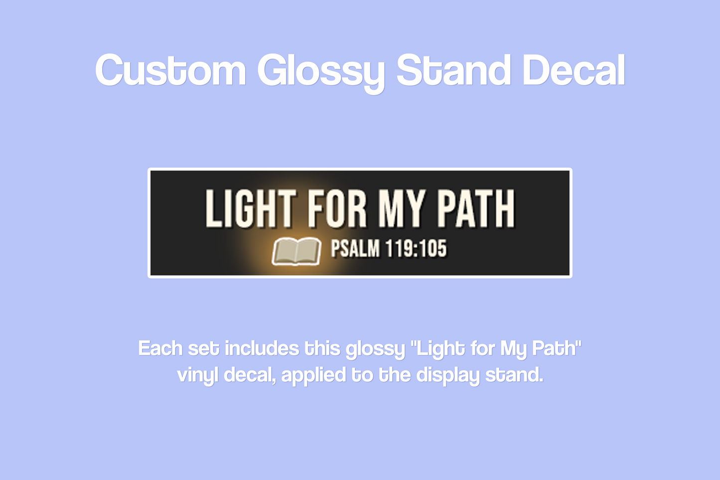 Light for My Path Minifigure Building Set – JW Gift – Psalm 119:105 – Male or Female – Ministry Lantern Figure – No Instructions Needed