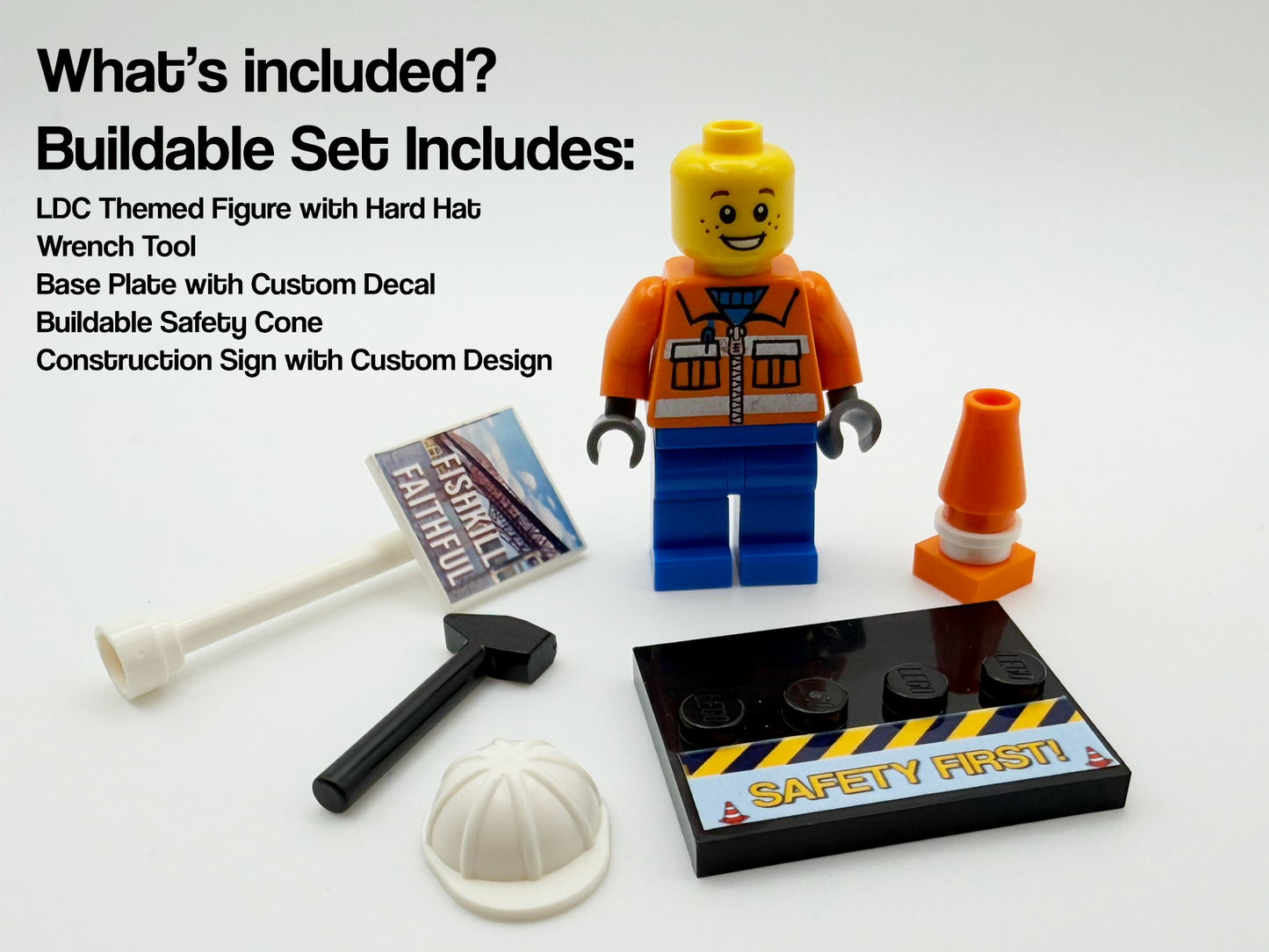 Kit de Minifigura Construible del Ministerio de LDC – Regalo de JW con Soporte – Construye y Exhibe