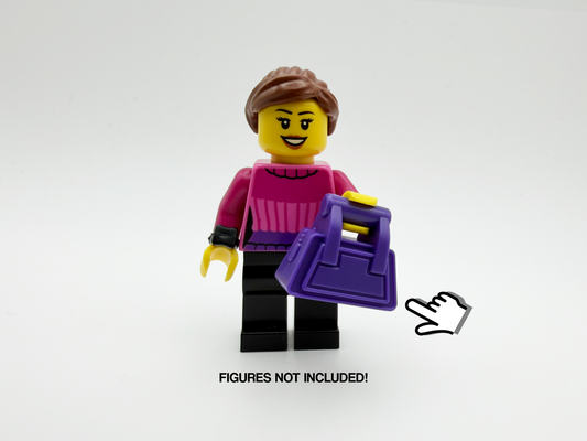 Monedero morado para figura de ladrillo - Regalo de JW