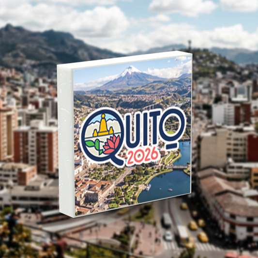 Quito, Ecuador International Convention Brick Tile - JW Gift