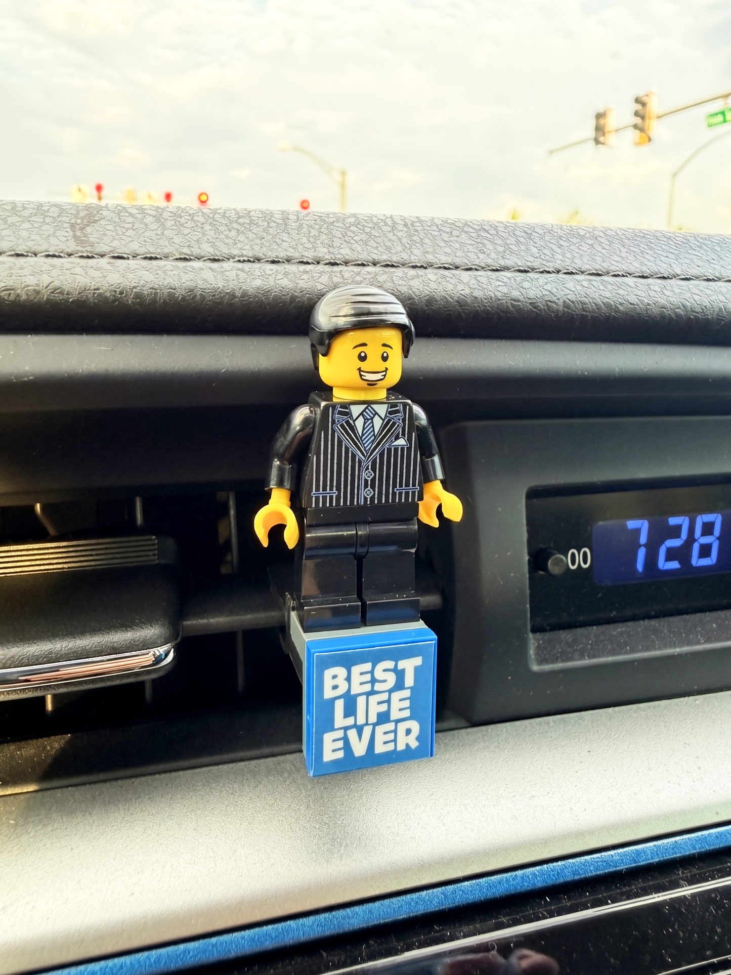 Car Vent Clip Brick Figure | Best Life Ever Minifigure Air Vent Accessory | Pioneer Gift | Ministry Car Decor | Convention Gift