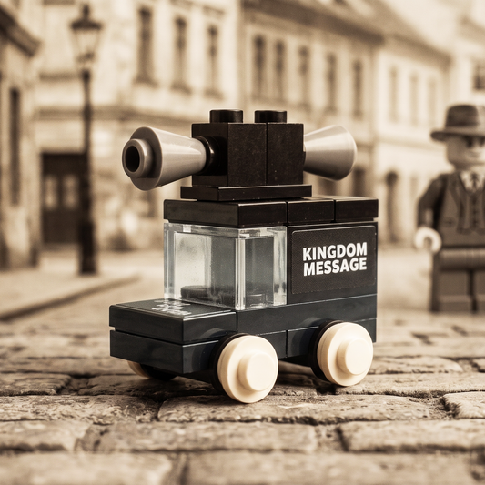 Assembled Brick Kingdom Message Sound Car