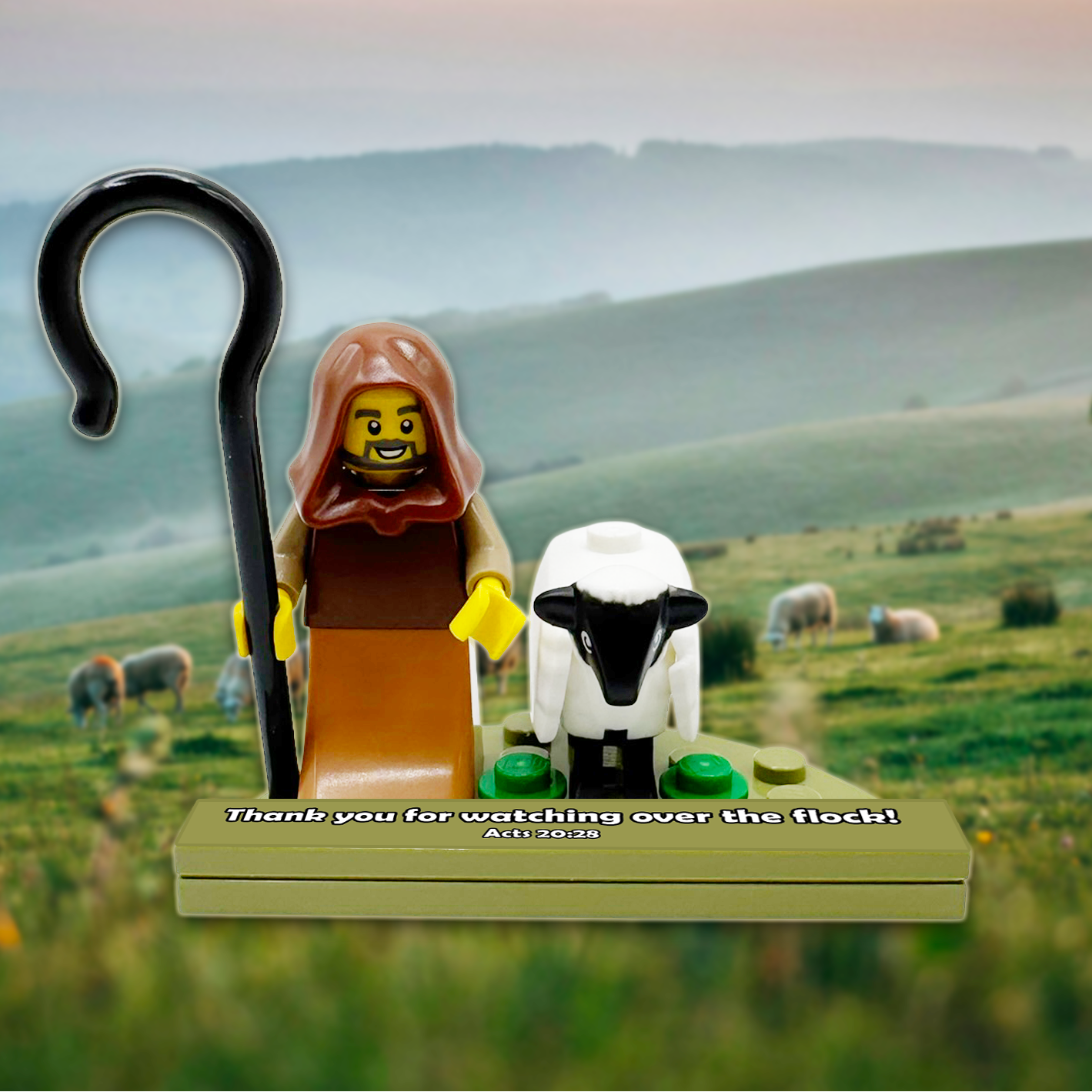 Shepherd Minifigure Set – Biblical JW Elder Gift