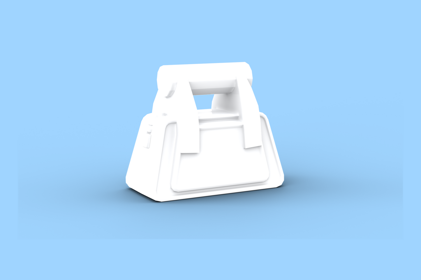 White Purse Piece for Brick Figure - JW Gift